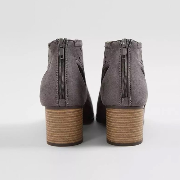 Brielle Open Toe Ankle Boot Buckle - Picture 3 of 5